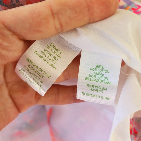 Lilly Pulitzer Ryder shift dress is swish fish print 00 - Picture 9 of 10